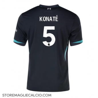 Liverpool Ibrahima Konate #5 Maglia Gara Trasferta Repliche 2024-25